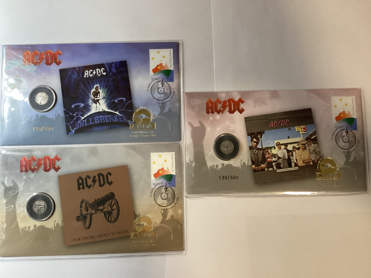 2021 Matching PNC trio. Perth ANDA. ACDC. Ballbreaker/For Those About to Rock/Dirty Deeds.