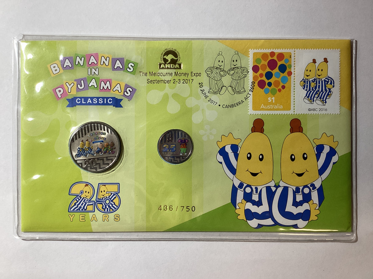 2017 Dual PNC. ANDA Melbourne. Bananas In Pyjamas 25 Years. 750 made.