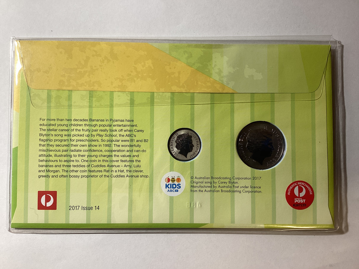 2017 Dual PNC. ANDA Melbourne. Bananas In Pyjamas 25 Years. 750 made.