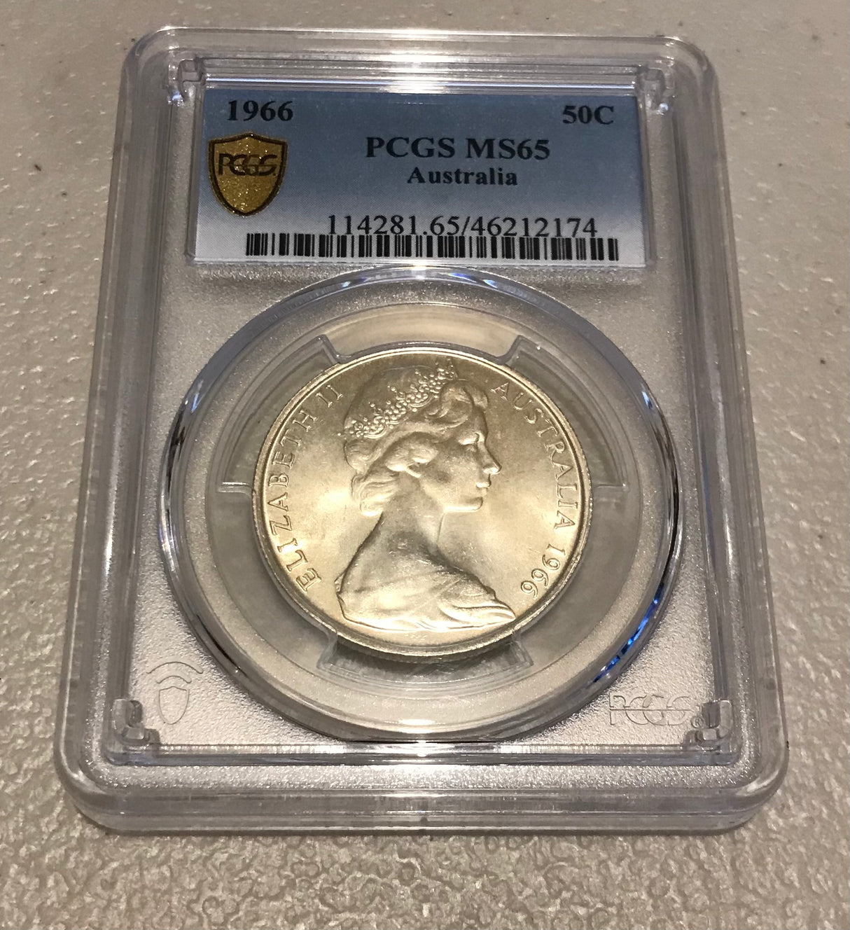 1966 50c MS65