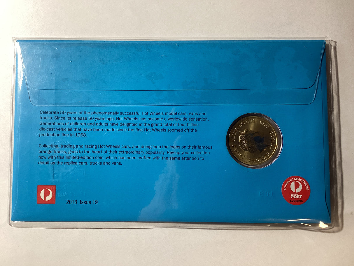 2018 $1 PNC. ANDA Melbourne. Hot Wheels 50th Anniversary. 500 made.