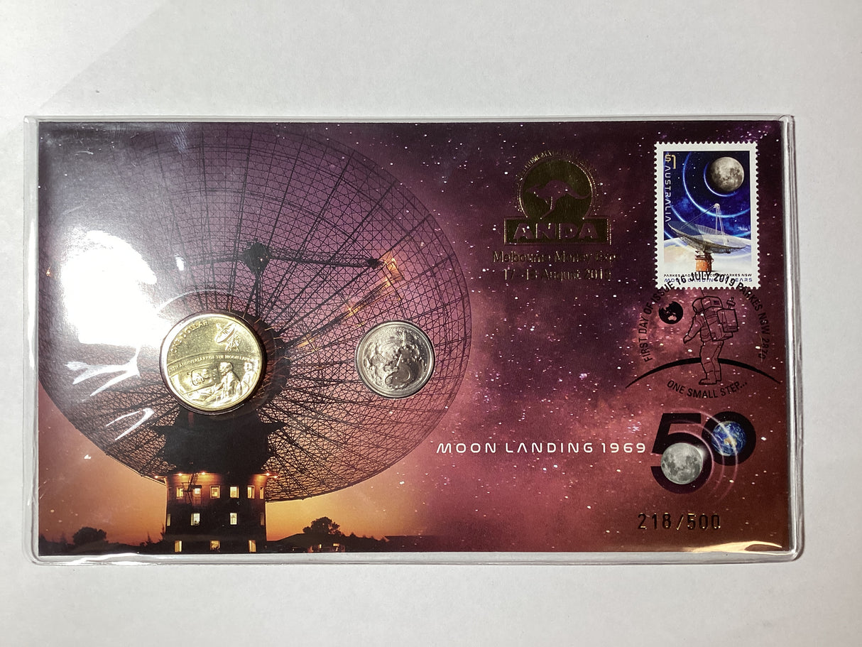 2019 Dual PNC. ANDA Melbourne. Moon Landing 50th Anniversary. 500 made.
