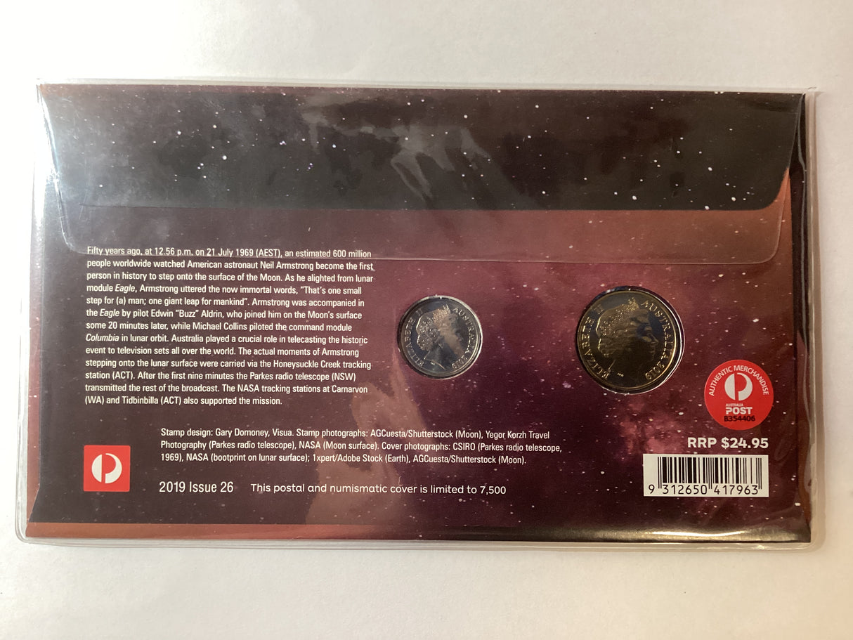 2019 Dual PNC. ANDA Melbourne. Moon Landing 50th Anniversary. 500 made.
