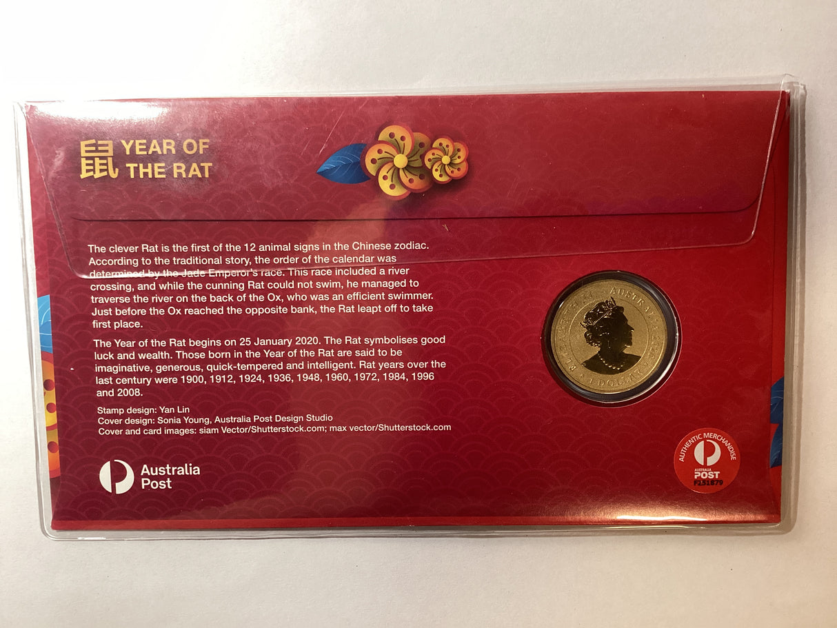 2020 $1 PNC. ANDA Perth. Year of the Rat. 400 made.