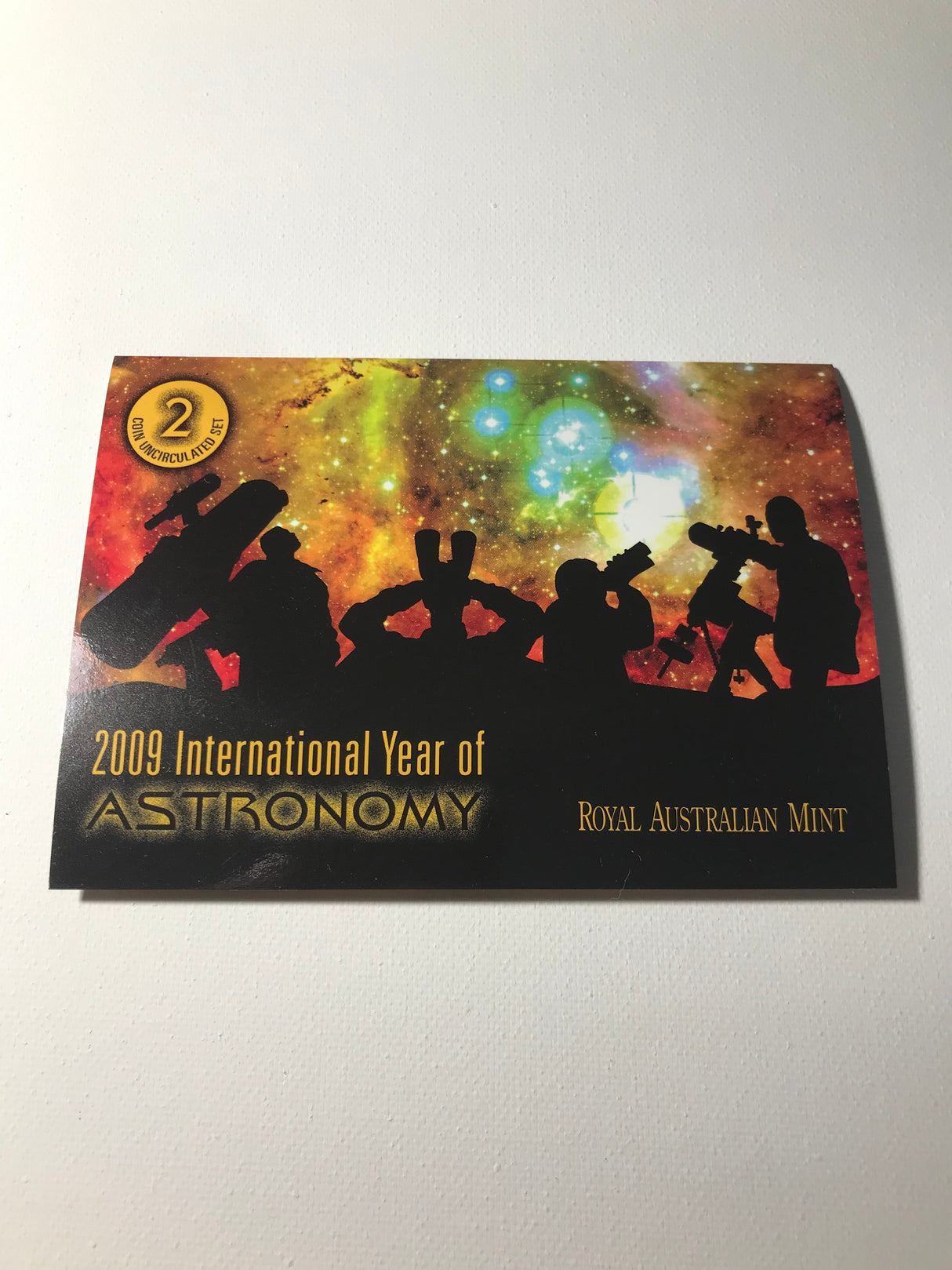 2009 International Year of Astronomy 2 coin uncirculated set