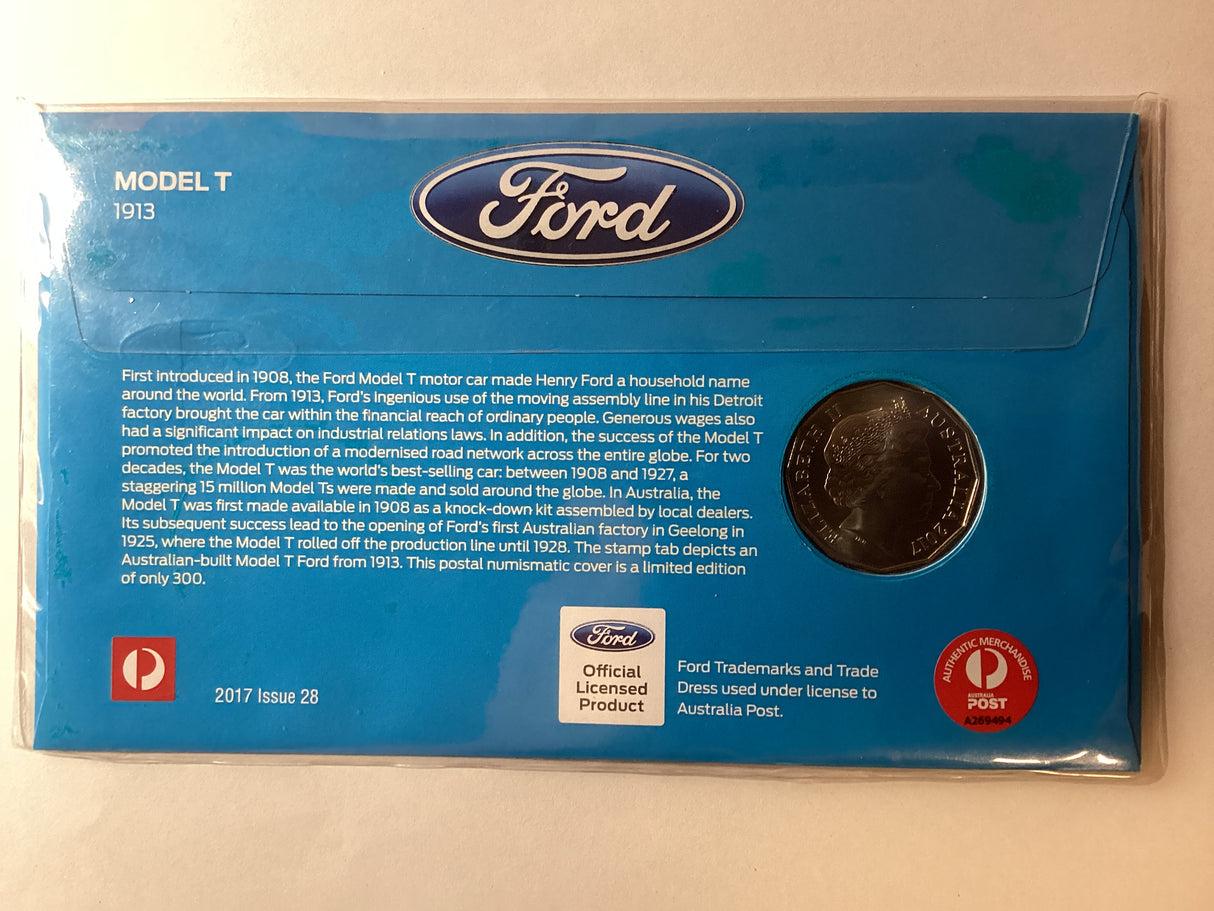 2017 50c PNC. Ford 1913 Model T. Impressions. 300 made