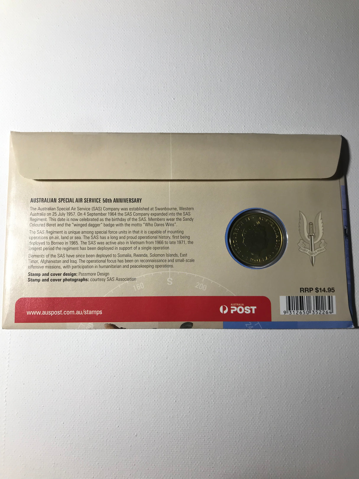 2007 $1 PNC Australian Special Air Services 50th Anniversary