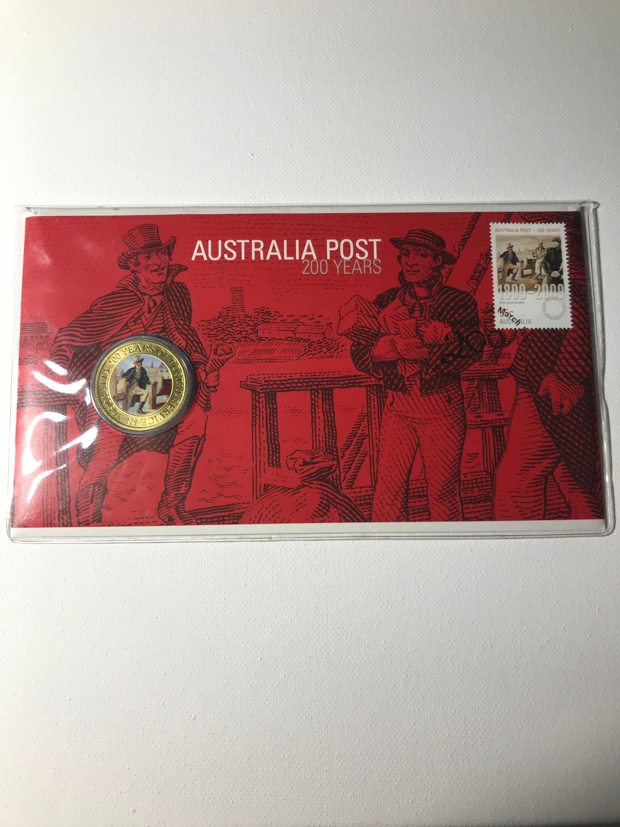 2009 $1 PNC Australia Post 200 Years - RED