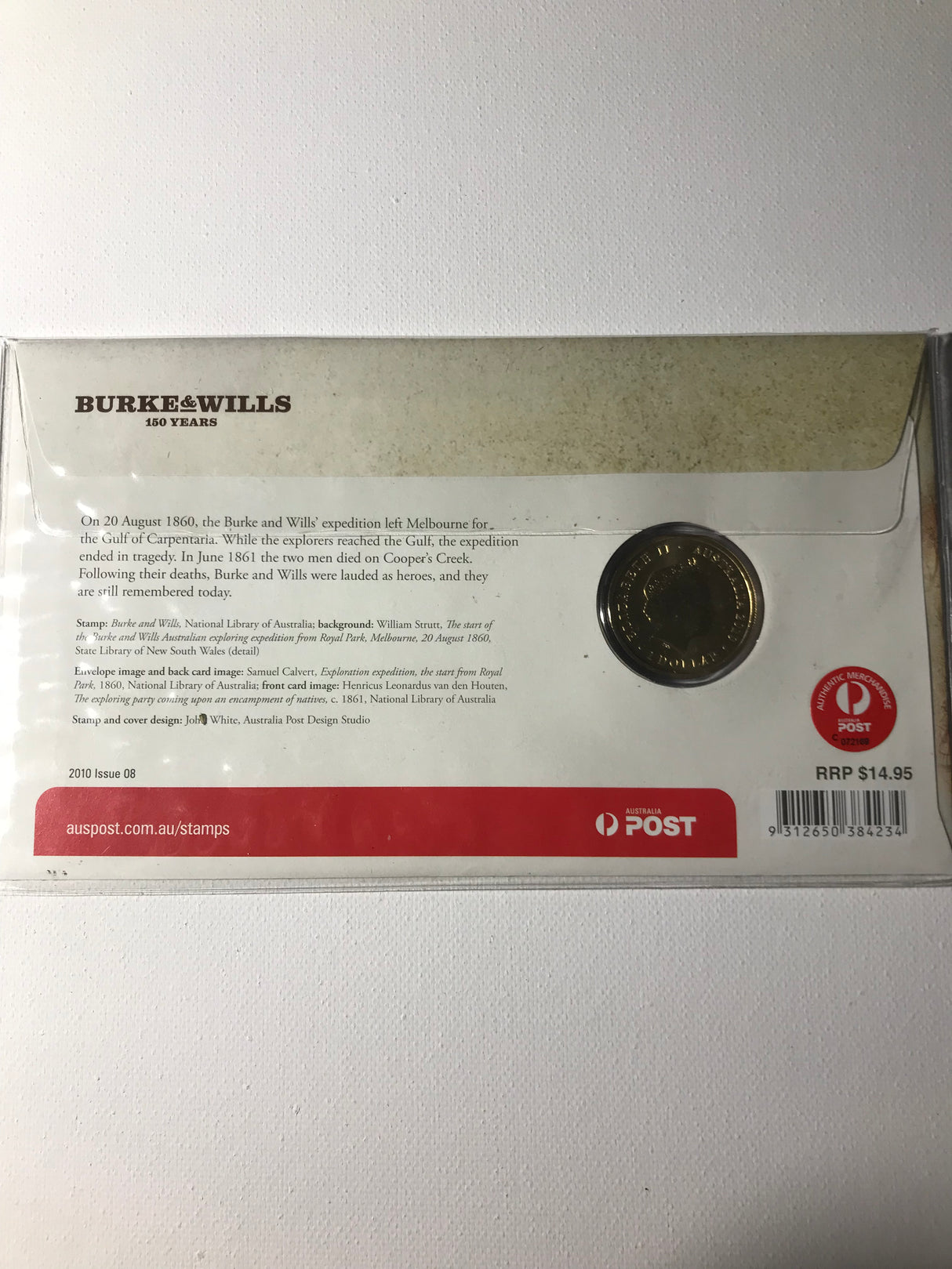 2010 PNC $1 Burke and Wills 150 Years