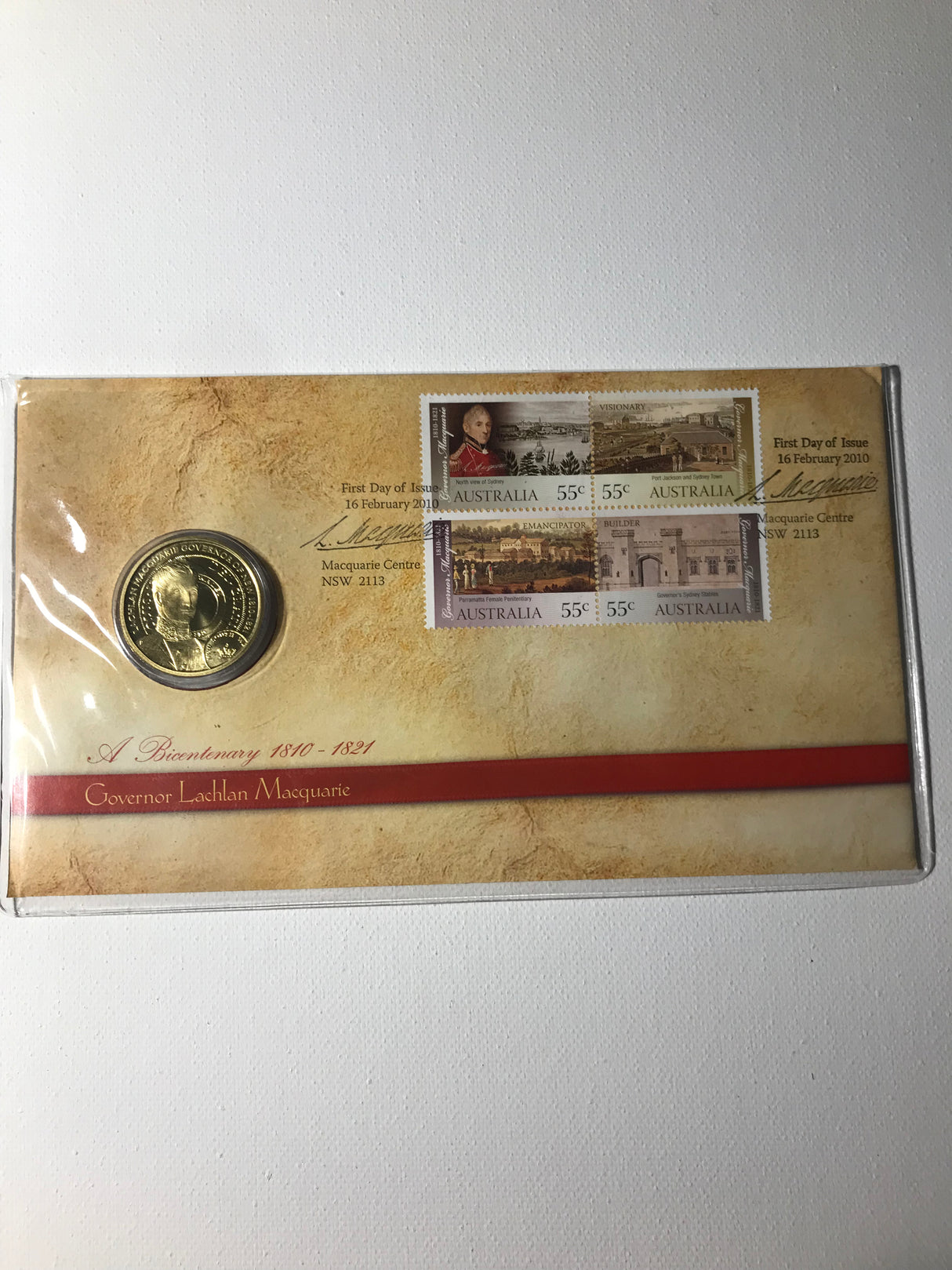 2010 $1 PNC A Bicentenary of Governor Lachlan Macquarie