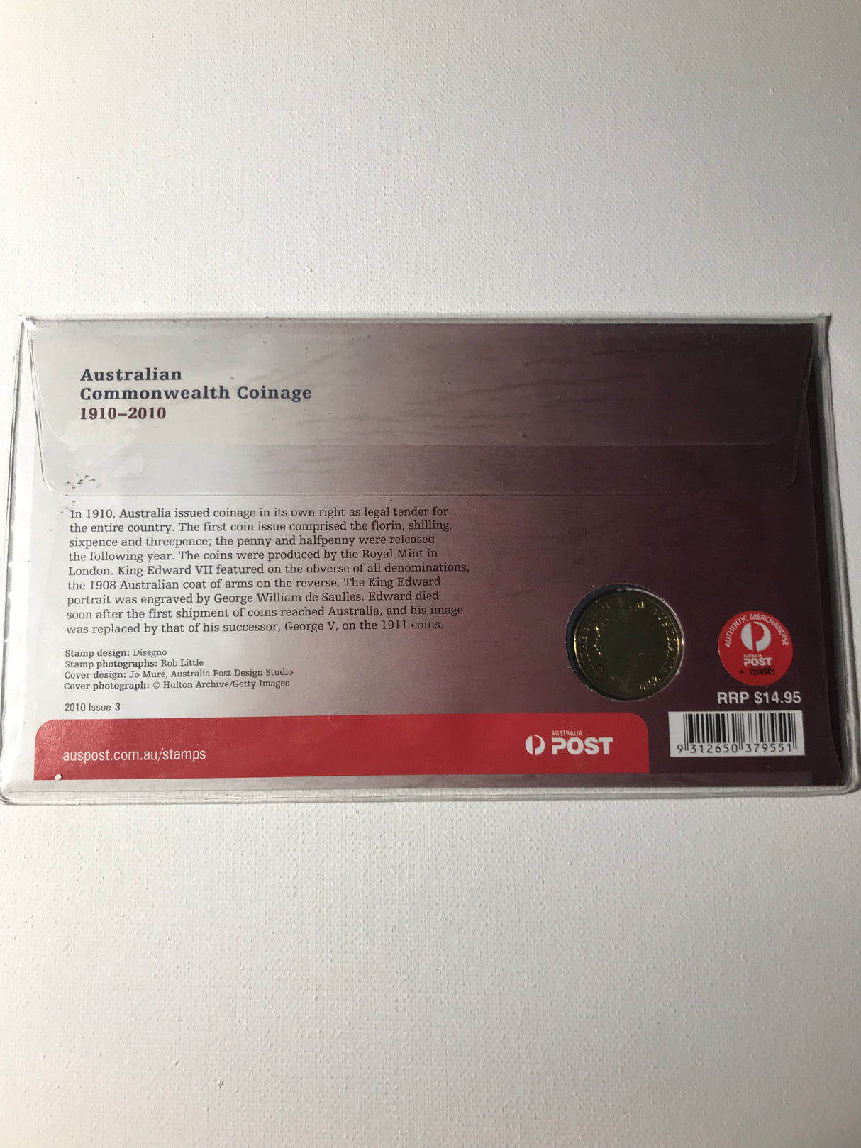 2010 $1 PNC Australian Commonwealth Coinage