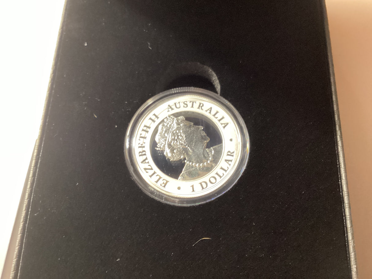 2022 $1 1oz Ultra High Relief Silver Proof Coin. Wedge-Tailed Eagle.