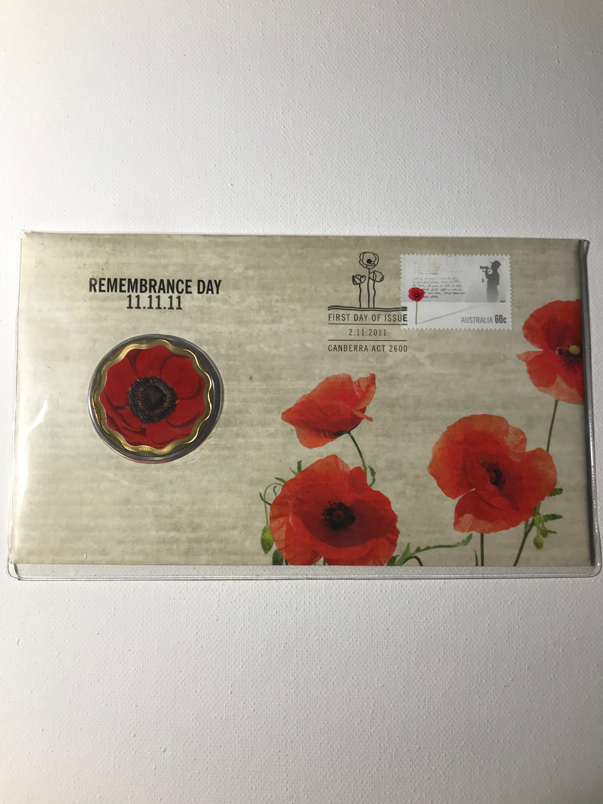 2011 PNC Remembrance Day Red Poppy $5
