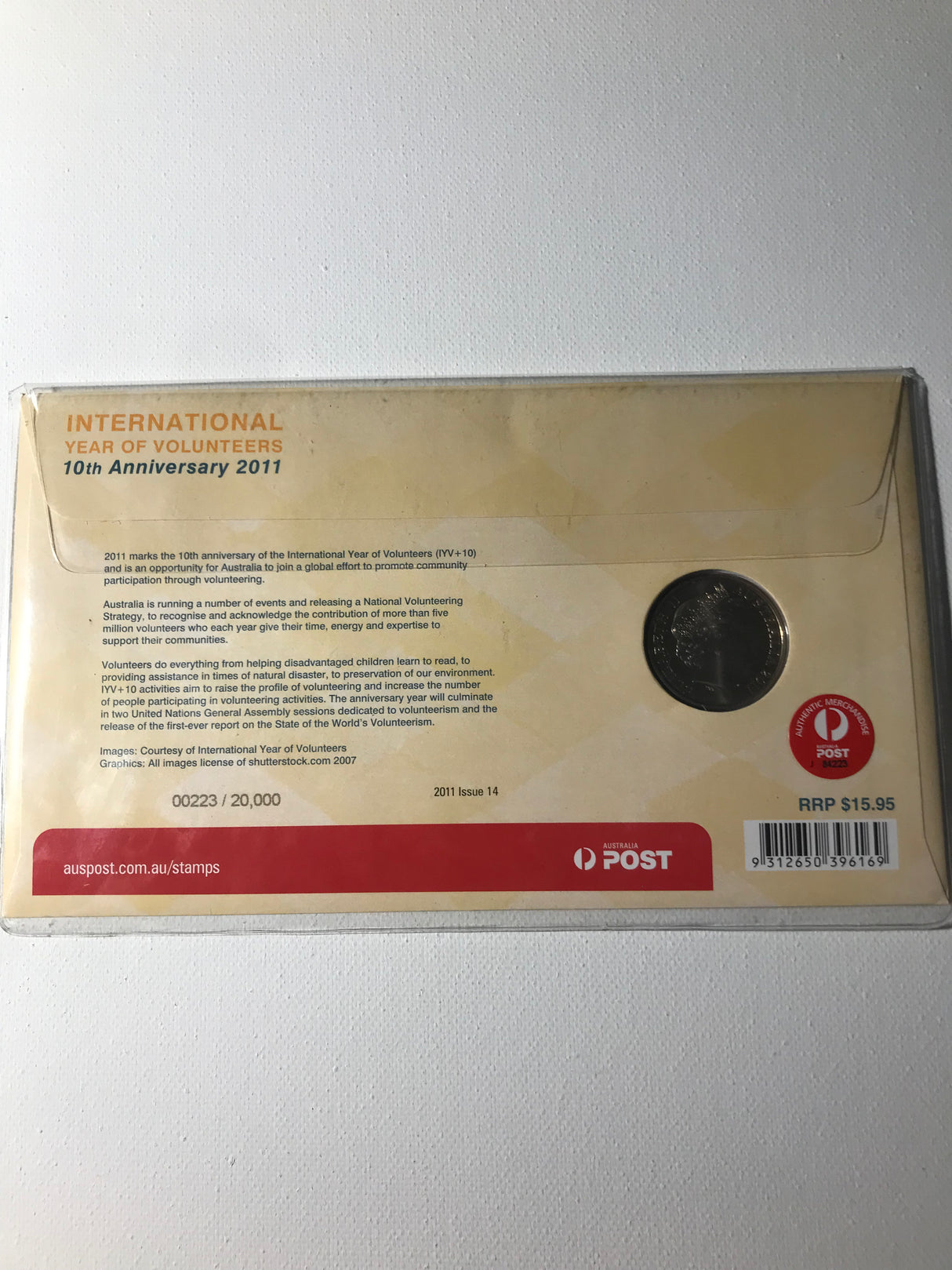 2011 20c PNC International Year of Volunteers