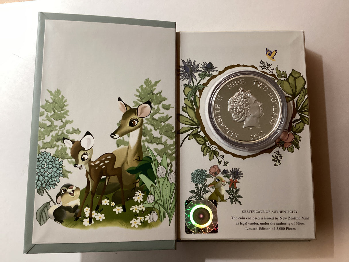 2020 $2 1oz Silver Proof Coin. New Zealand Mint. Season’s Greetings.