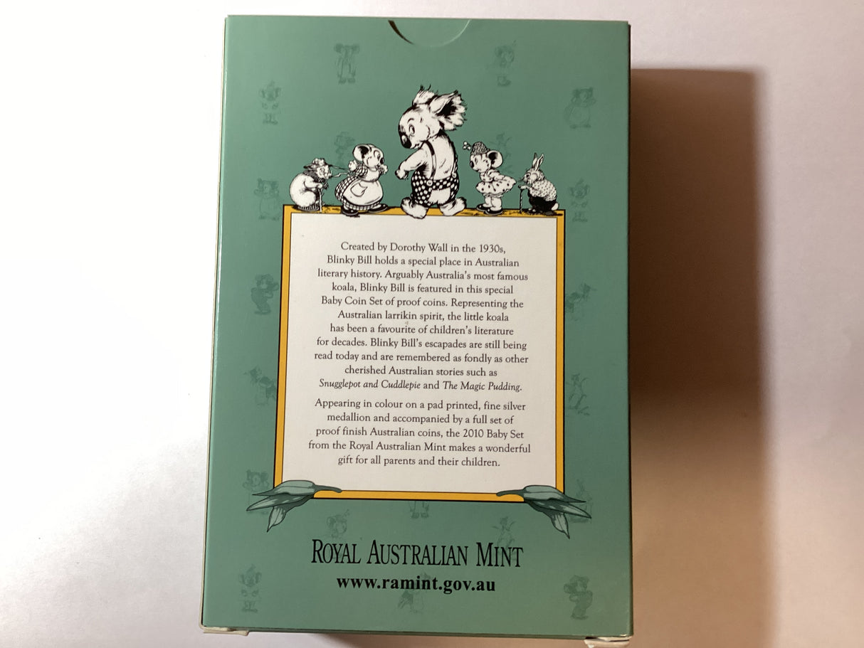 2010 Australian Baby Proof Coin Set. Blinky Bill.