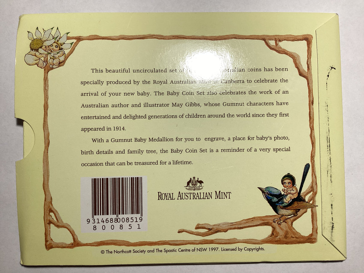 1997 Australian Baby Uncirculated Coin Set.