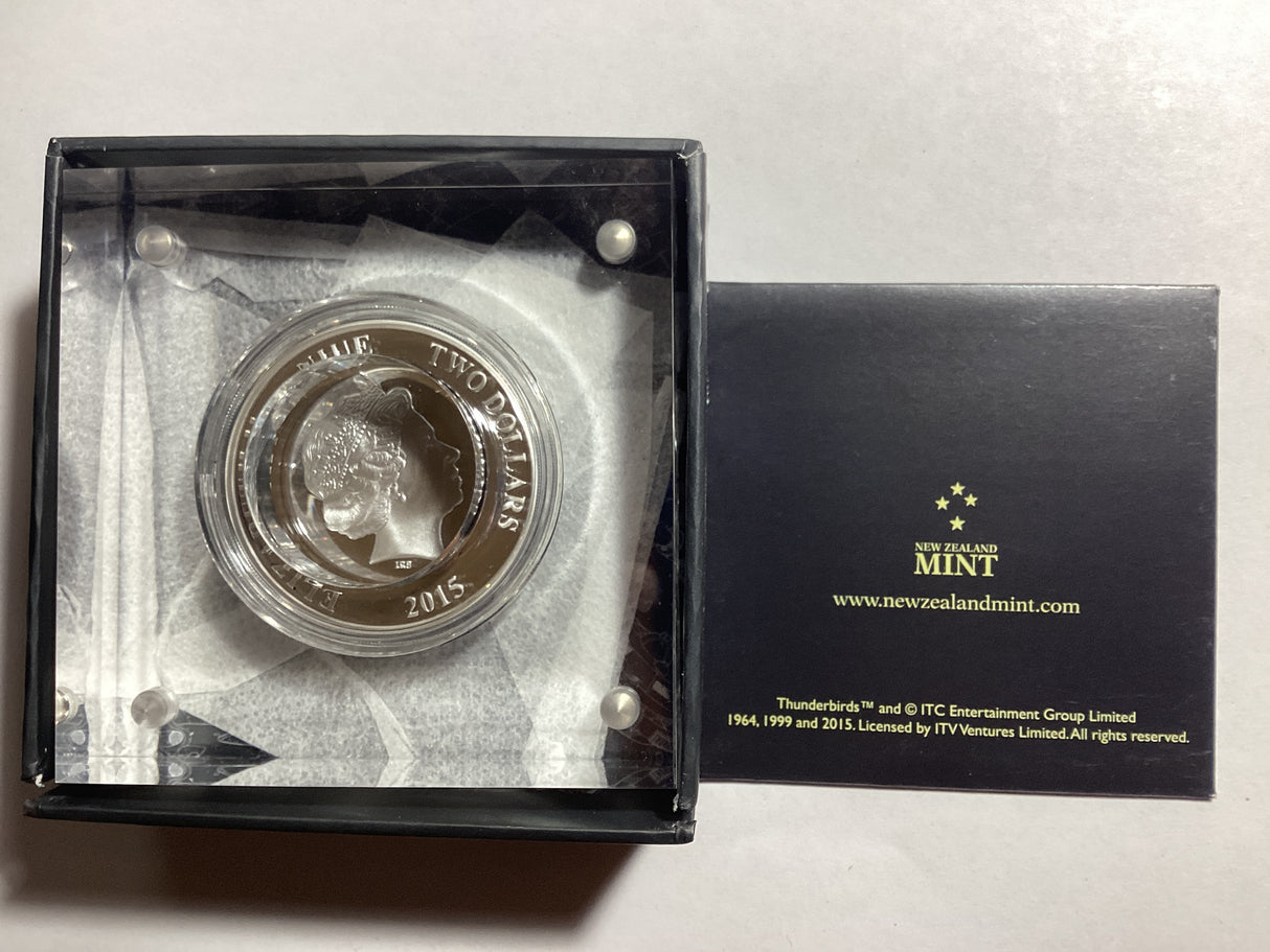 2015 $2 50 Years of Thunderbirds Limited Edition. Scott Tracy. Thunderbird 1.