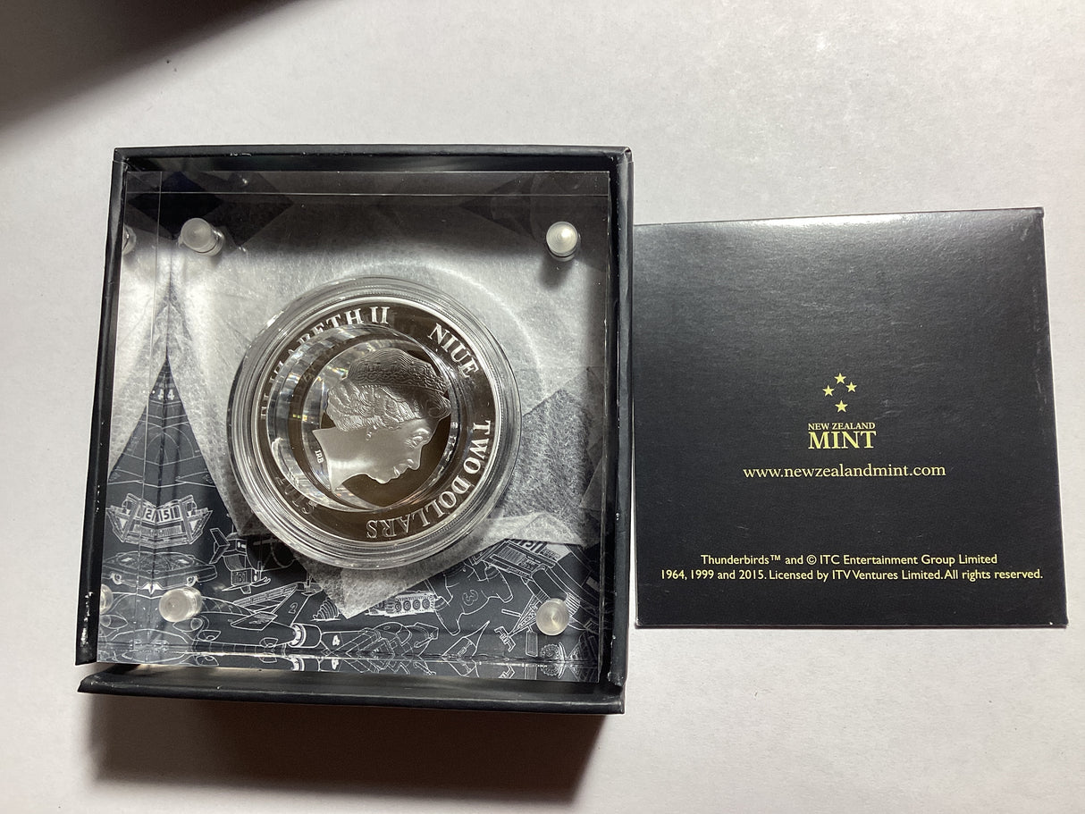 2015 $2 50 Years of Thunderbirds Limited Edition. Alan Tracey. Thunderbird 3.