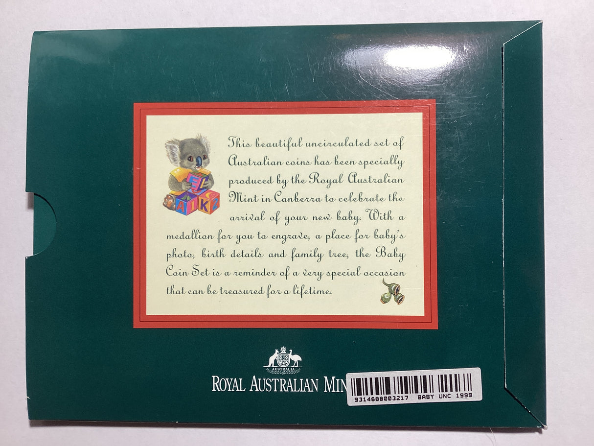 1999 Australian Baby Uncirculated Coin Set.