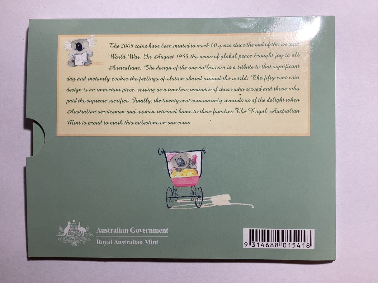 2005 Australian Baby Uncirculated Coin Set.