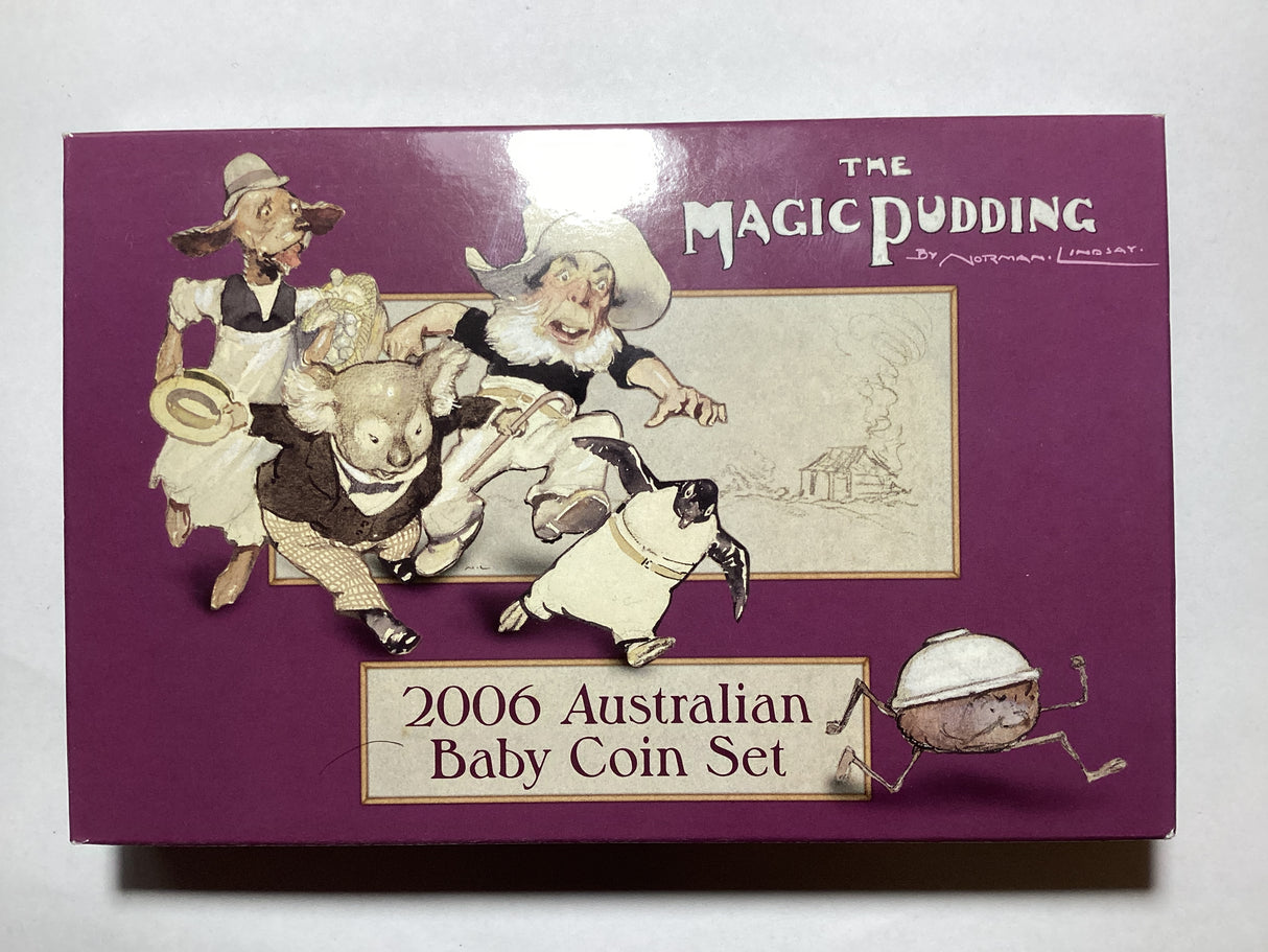 2006 Australian Proof Baby Coin Set. The Magic Pudding.