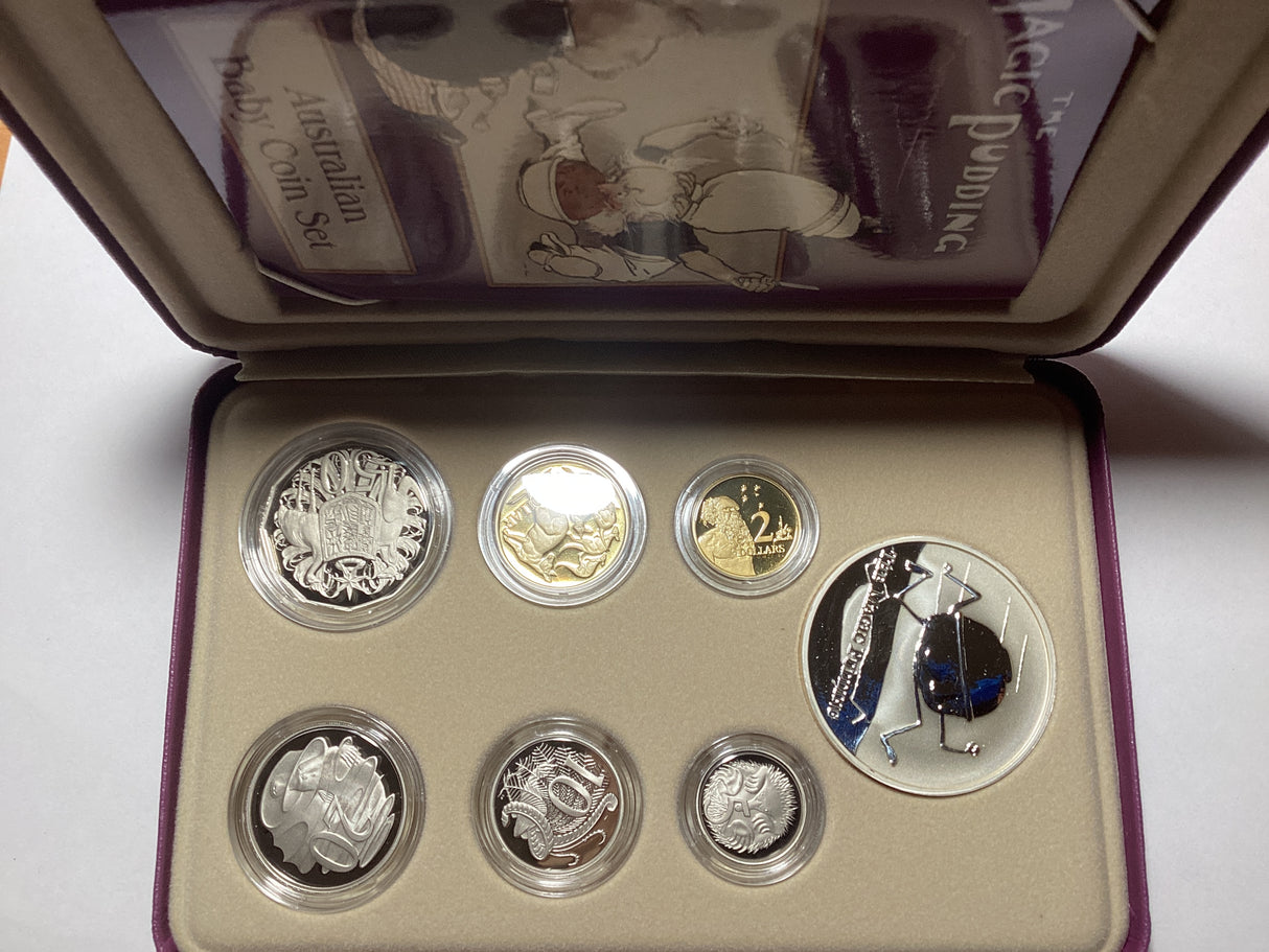 2006 Australian Proof Baby Coin Set. The Magic Pudding.