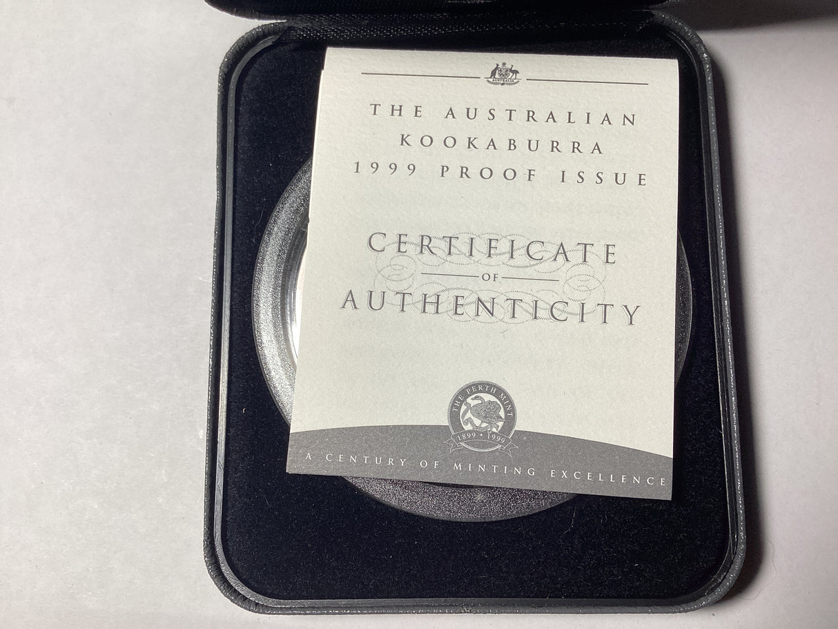 1999 $2 2oz Silver Kookaburra Glamour Coin Series. Penny Privy Mark.