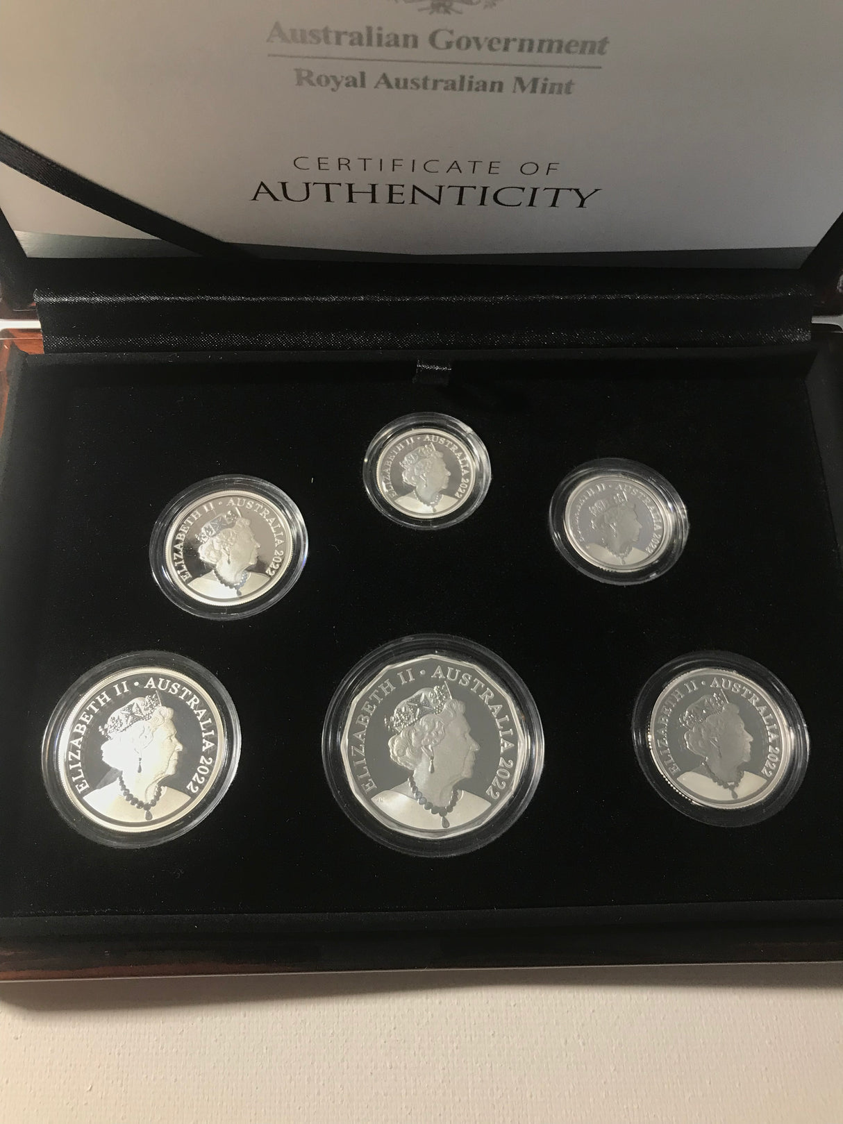 2022 Royal Australian Mint. Fine Silver Proof Set