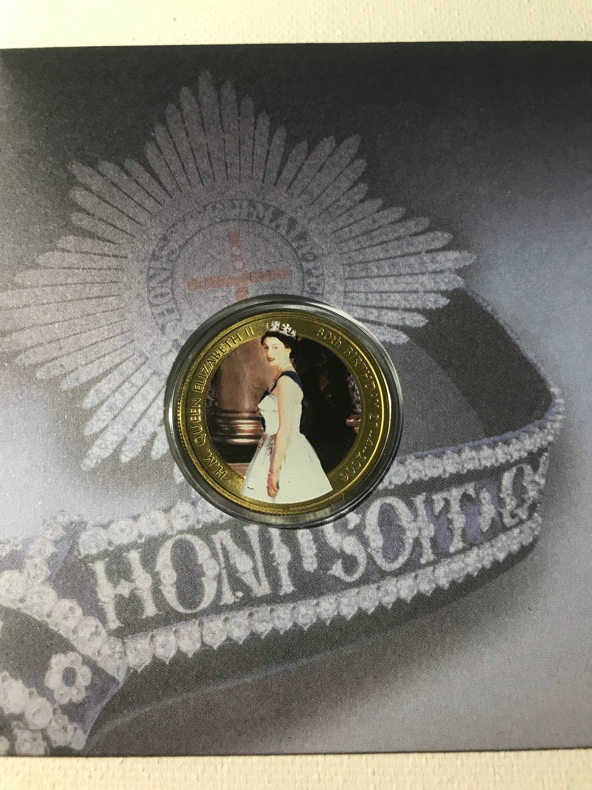 2006 PNC 50c 50th Anniversary of Annigoni Portrait. Queen's 80th Birthday