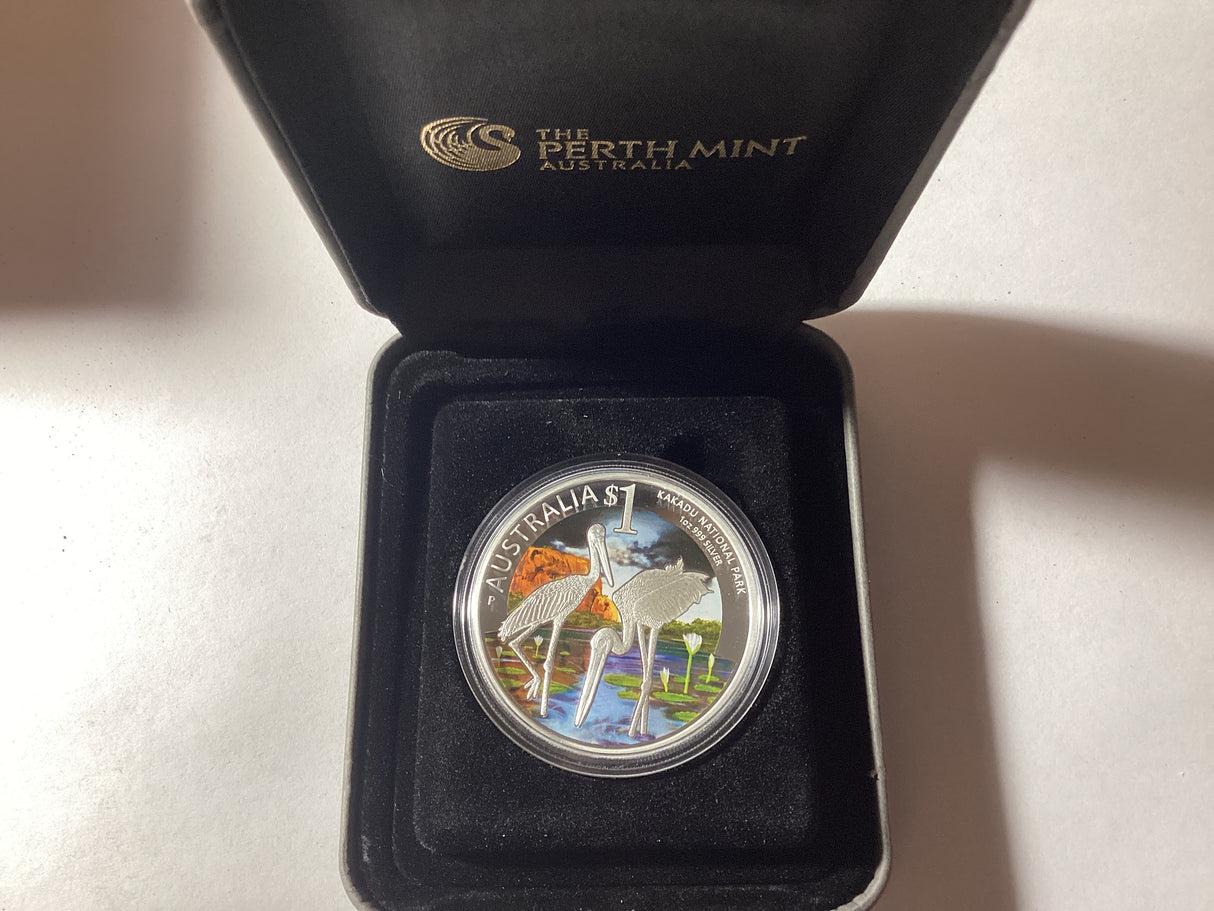 2013 $1 1oz Silver Proof Coin. World Heritage Sites. Kakadu