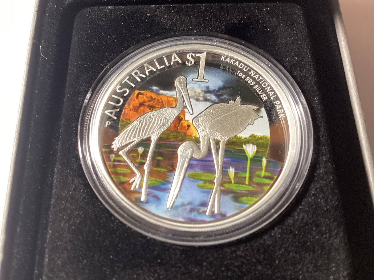 2013 $1 1oz Silver Proof Coin. World Heritage Sites. Kakadu