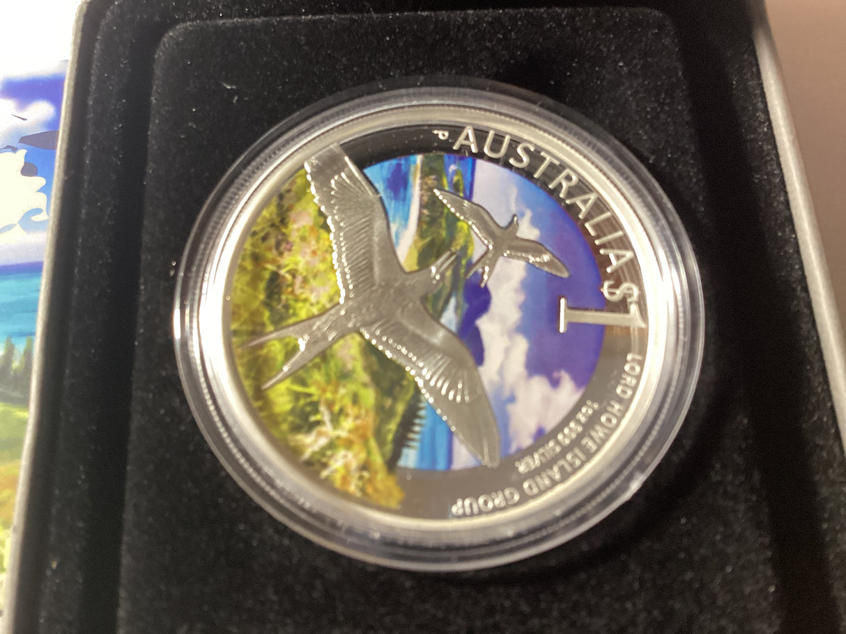 2013 $1 1oz Silver Proof Coin. World Heritage Sites. Lord Howe Island.