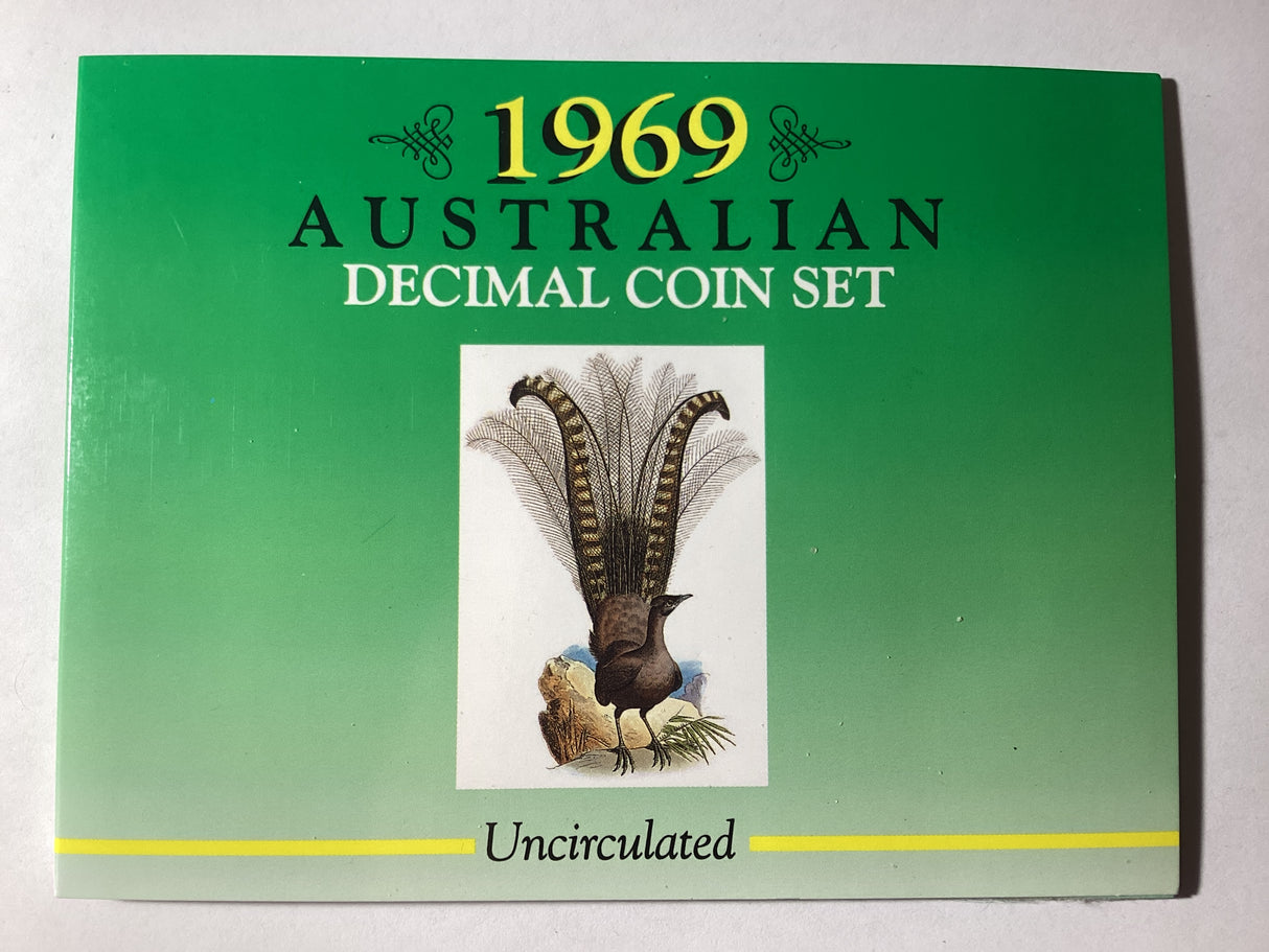 1969 Australian Uncirculated Coin Set. Sherwood.