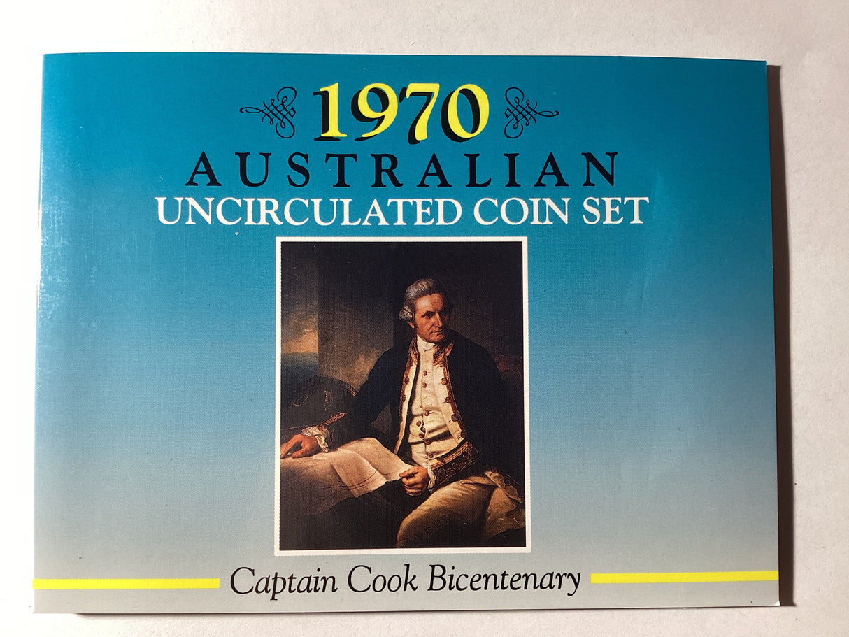 1970 Australian Uncirculated Coin Set. Sherwood.