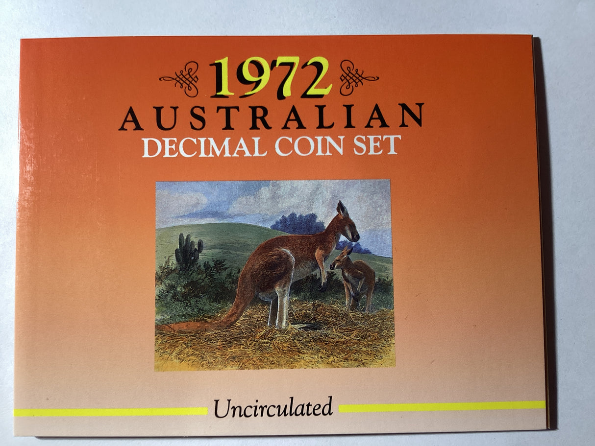1972 Australian Uncirculated Coin Set. Sherwood.