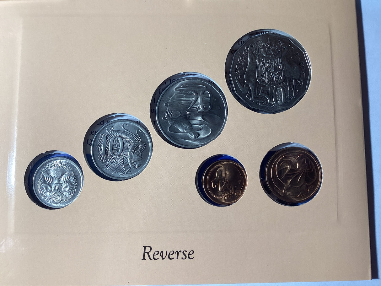 1972 Australian Uncirculated Coin Set. Sherwood.