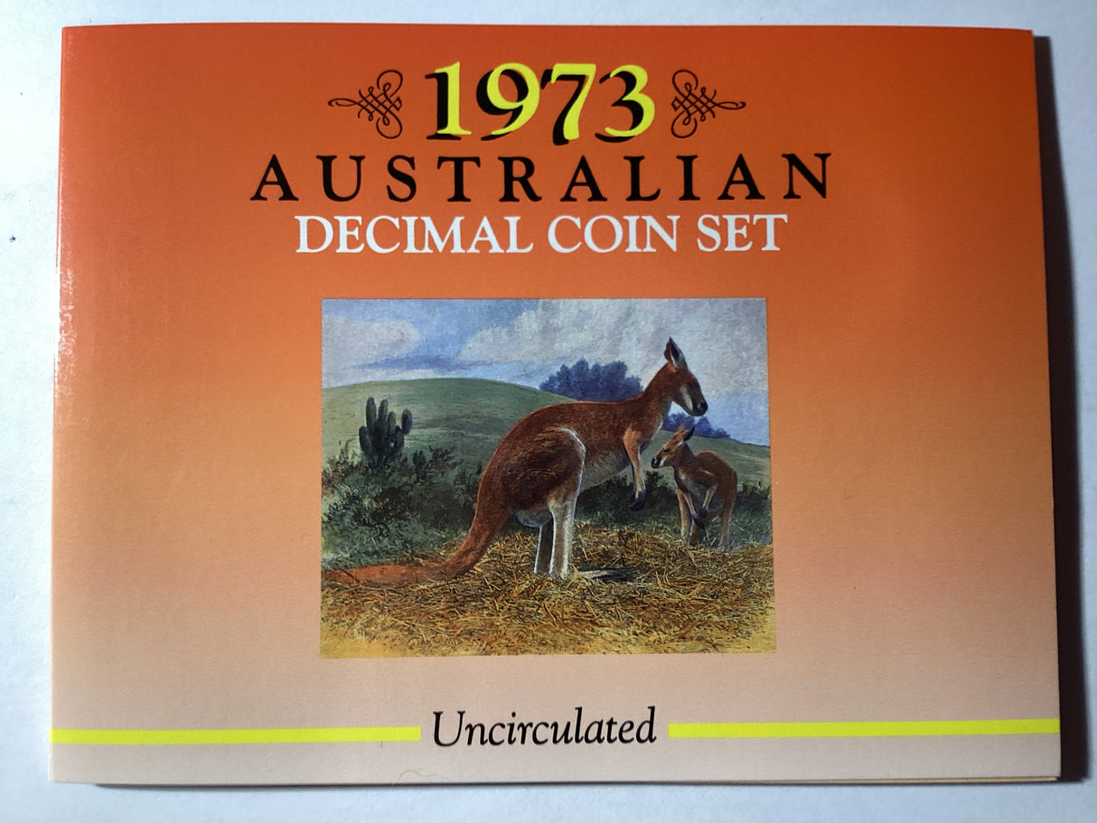 1973 Australian Uncirculated Coin Set. Sherwood.