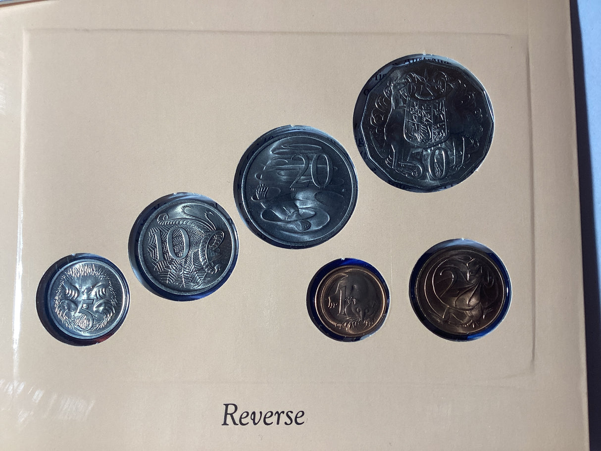 1973 Australian Uncirculated Coin Set. Sherwood.