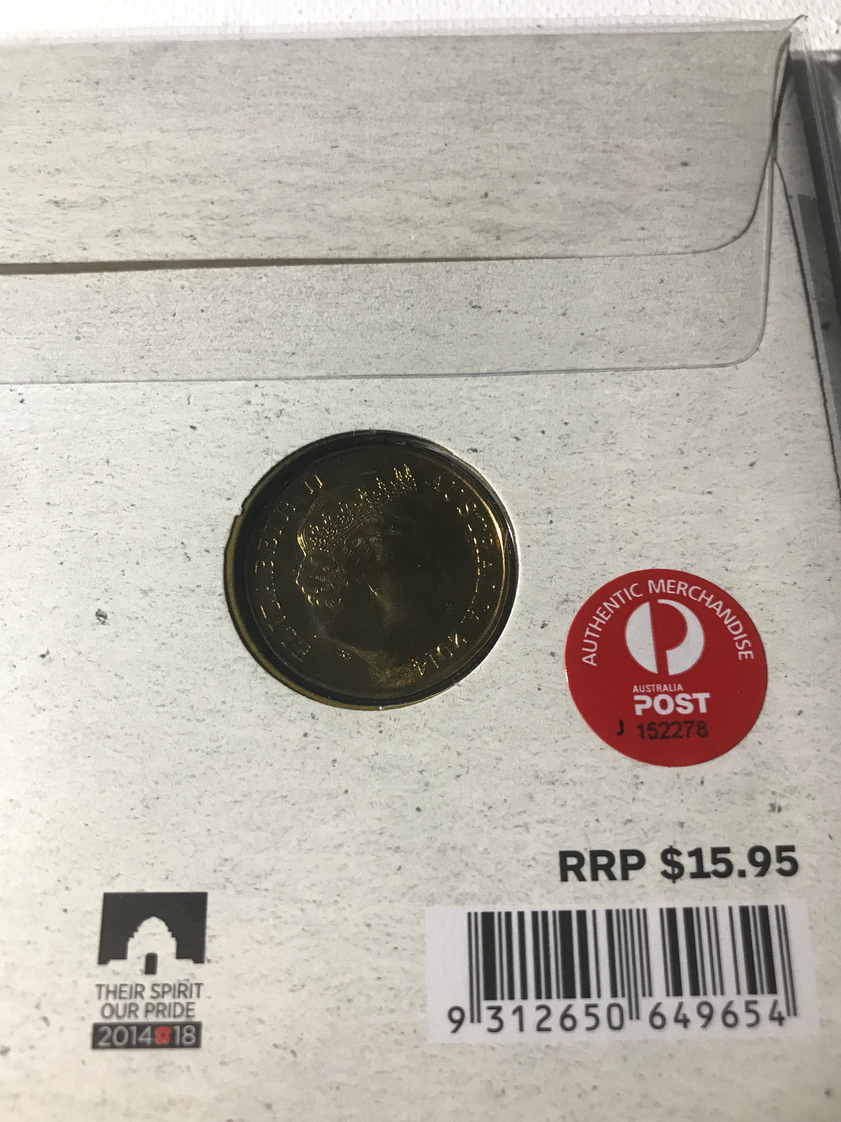 2014 PNC $1. Centenary of World War 1. Our Boys