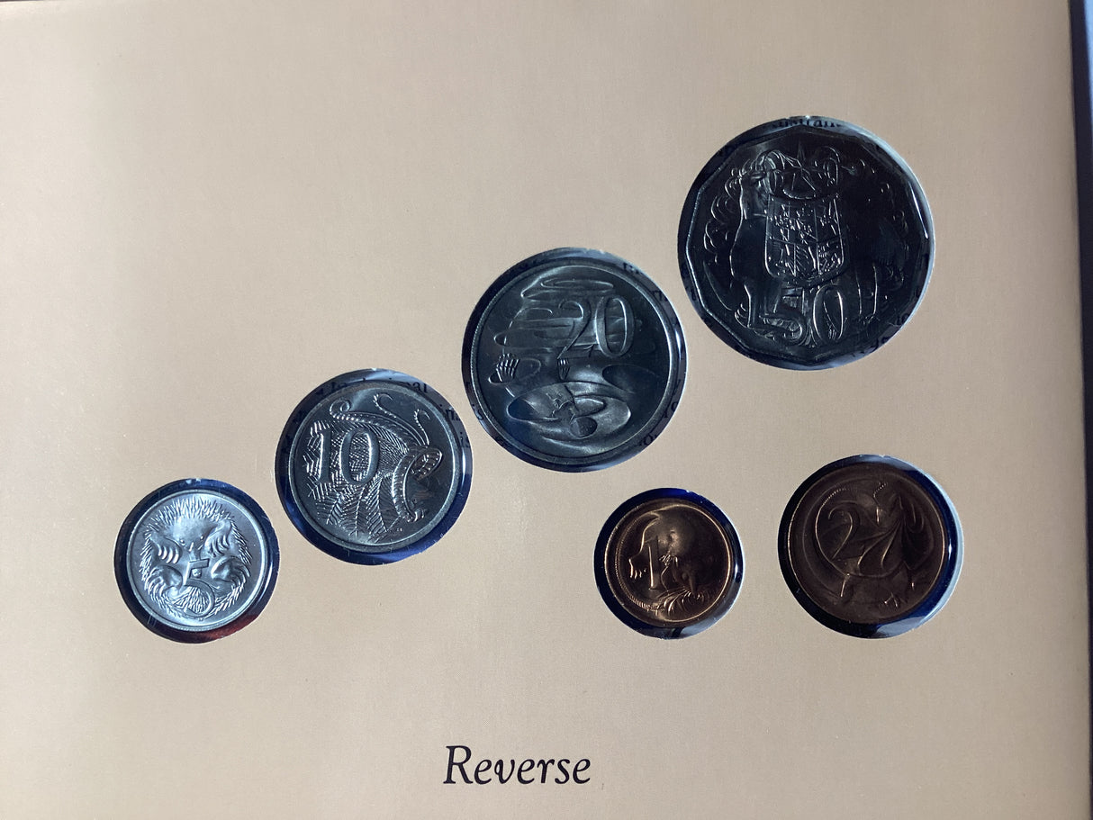 1974 Australian Uncirculated Coin Set. Sherwood.