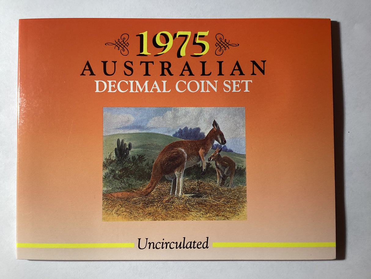 1975 Australian Uncirculated Coin Set. Sherwood.