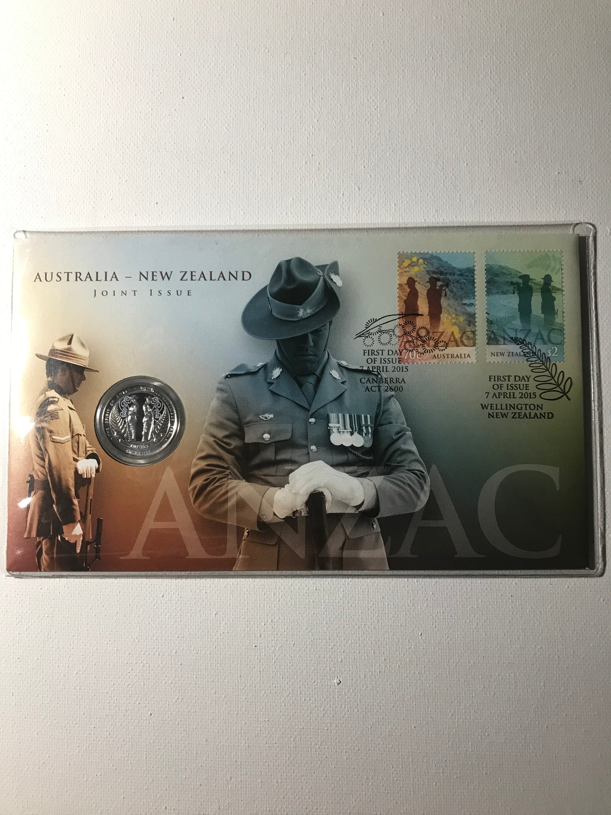 2015 PNC 50c. Australia New Zealand Joint Issue. Anzac