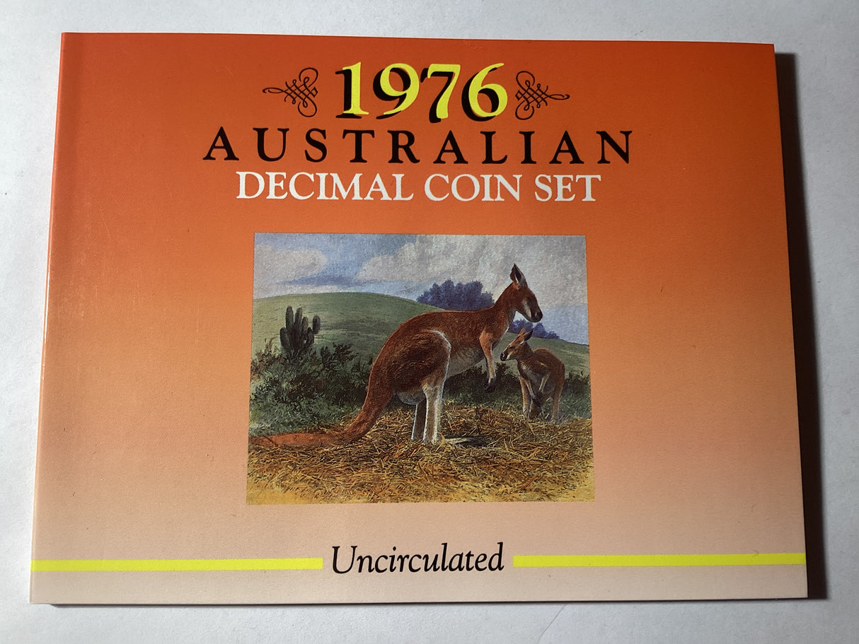 1976 Australian Uncirculated Coin Set. Sherwood.