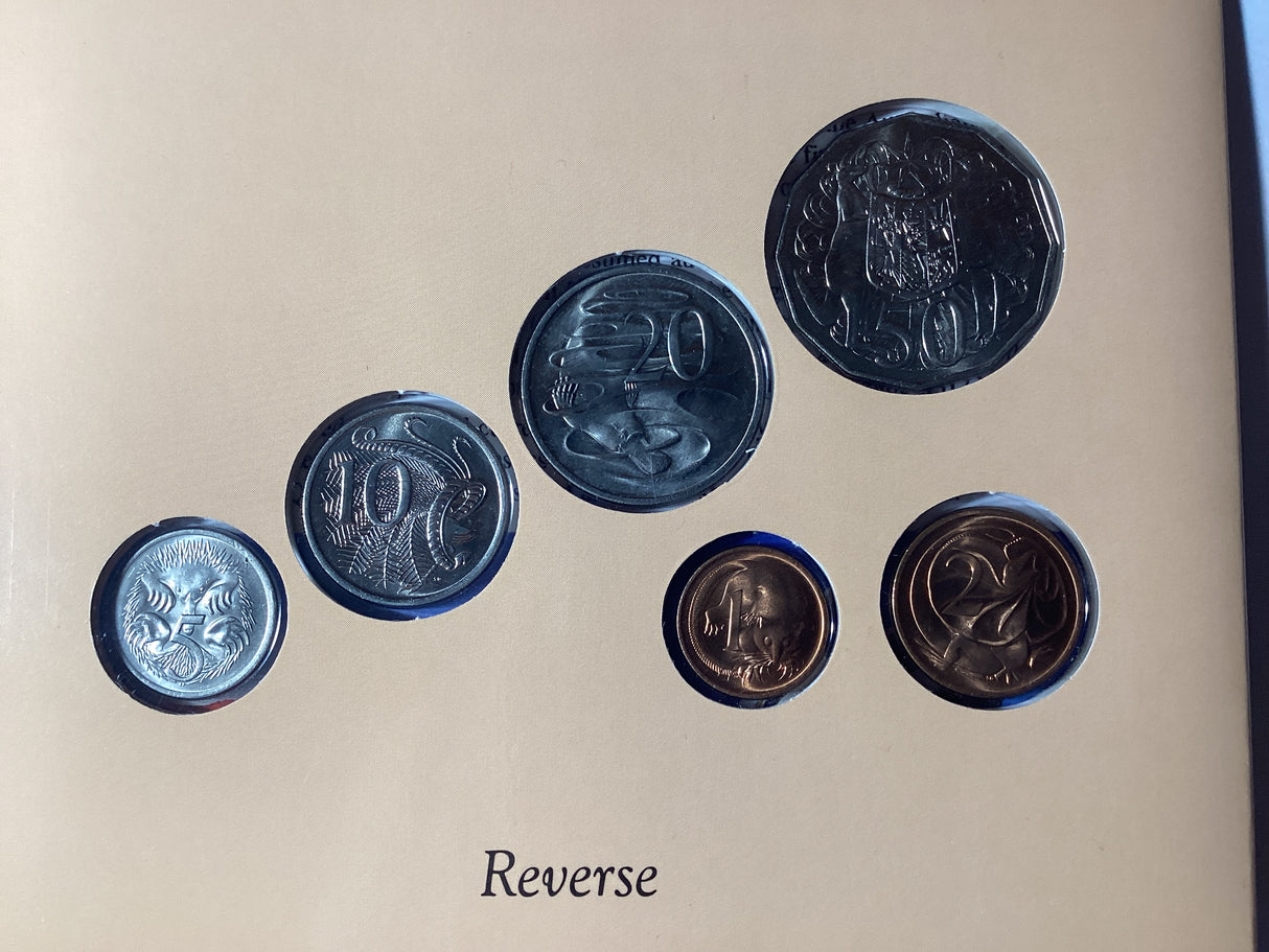 1976 Australian Uncirculated Coin Set. Sherwood.