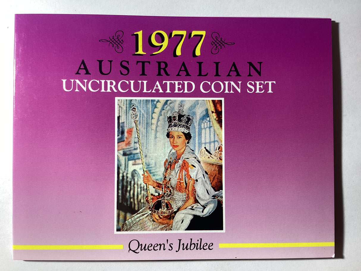 1977 Australian Uncirculated Coin Set. Sherwood.