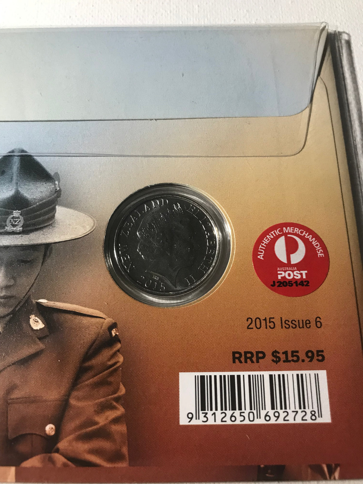 2015 PNC 50c. Australia New Zealand Joint Issue. Anzac