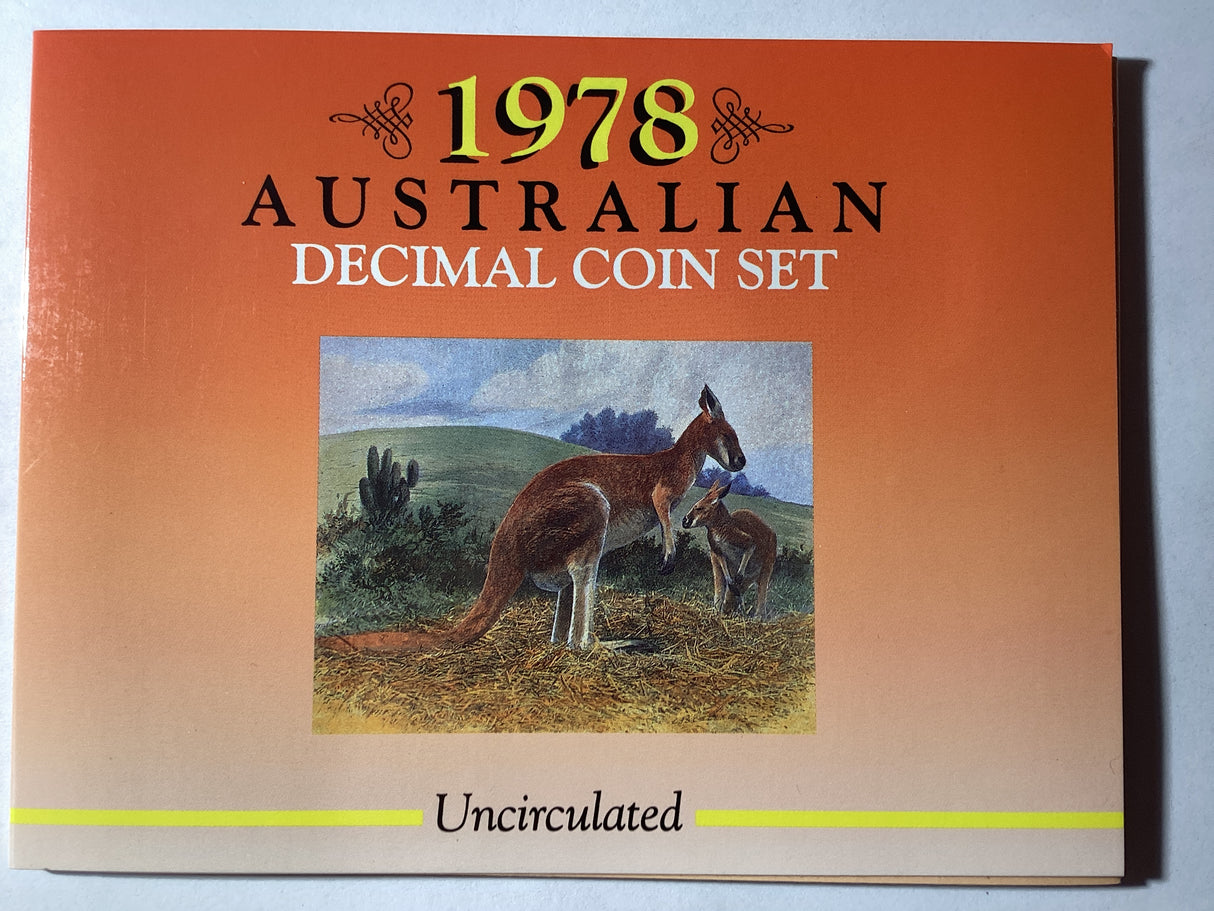 1978 Australian Uncirculated Coin Set. Sherwood.