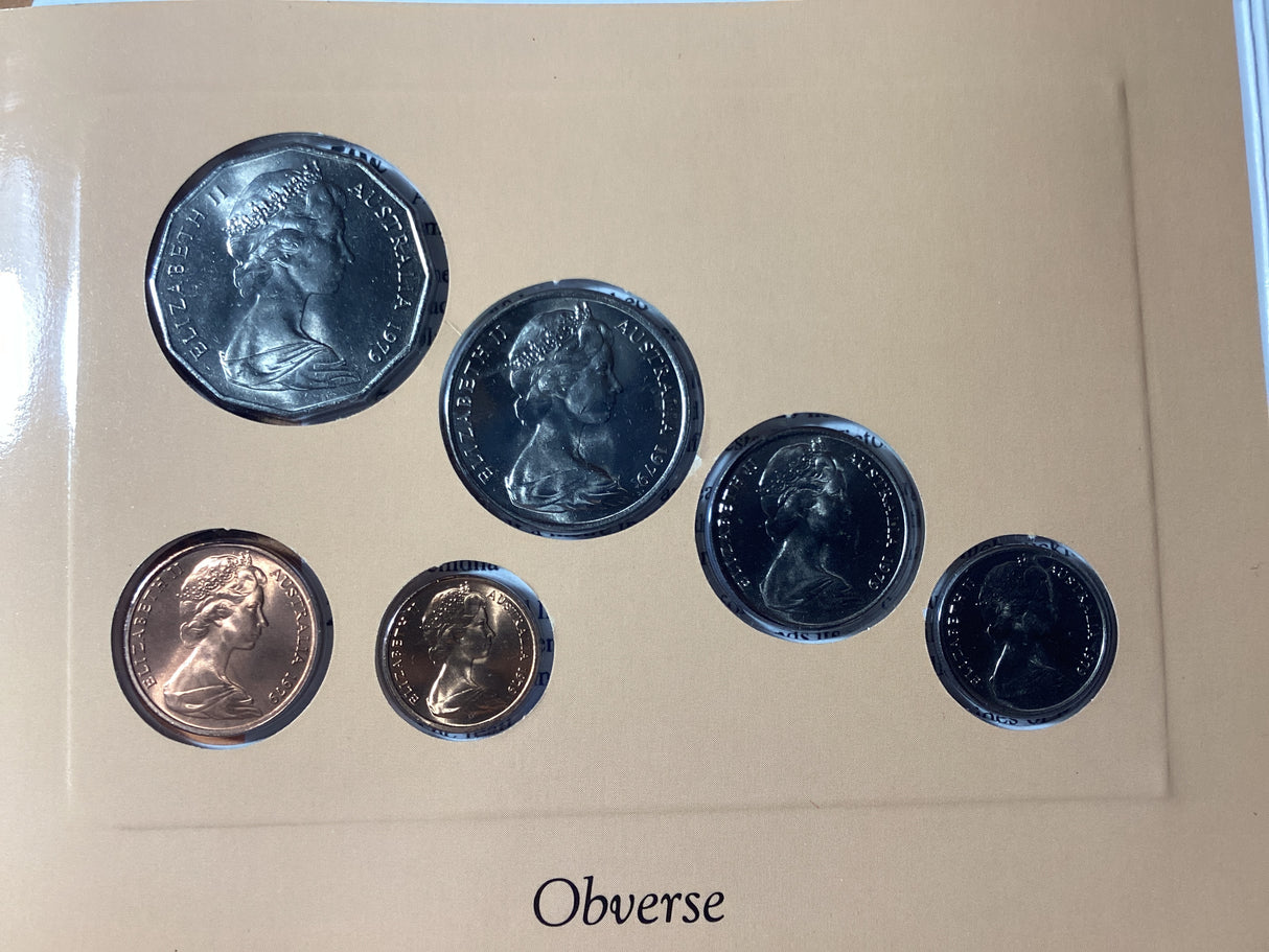 1979 Australian Uncirculated Coin Set. Sherwood.