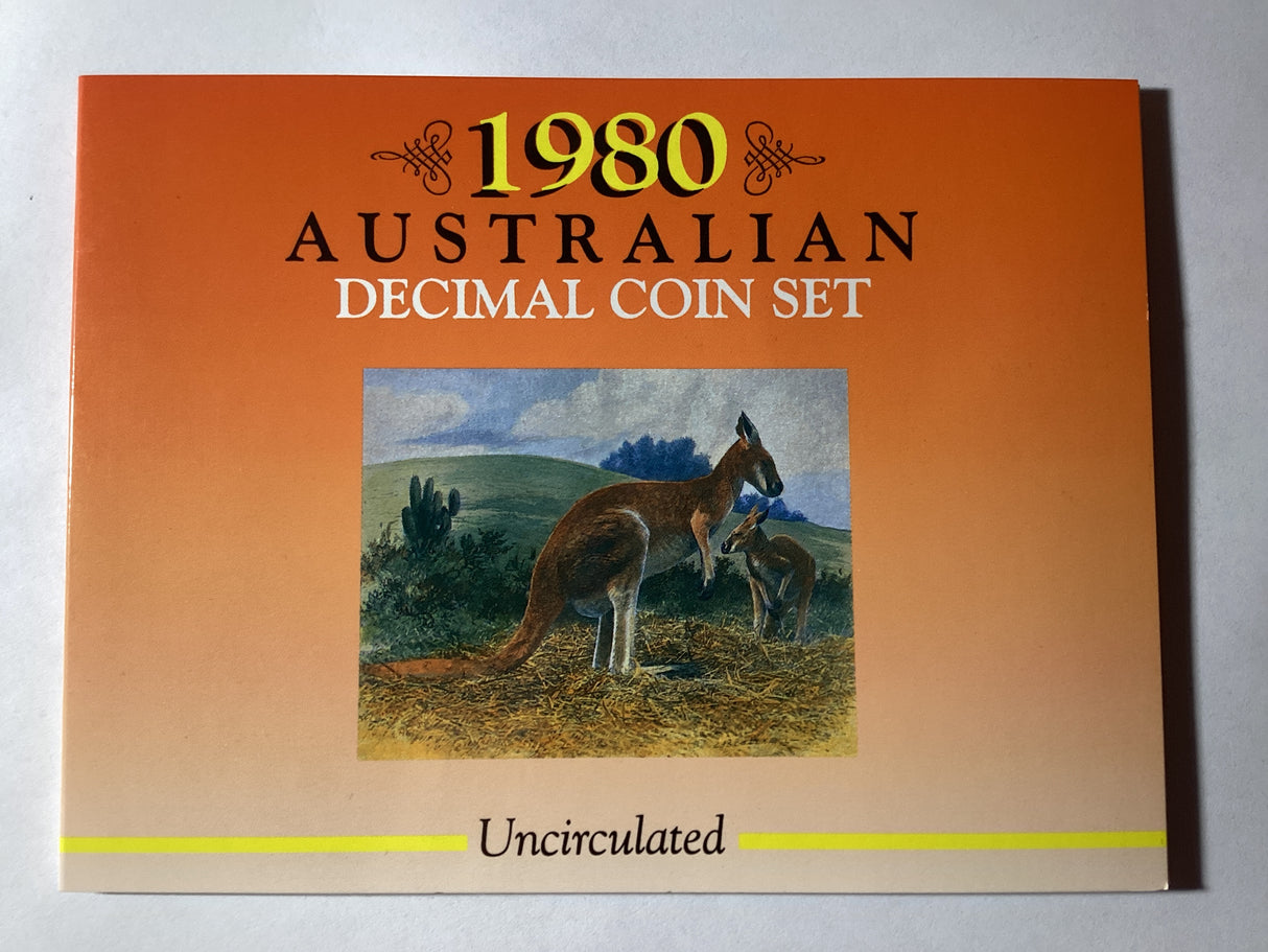 1980 Australian Uncirculated Coin Set. Sherwood.